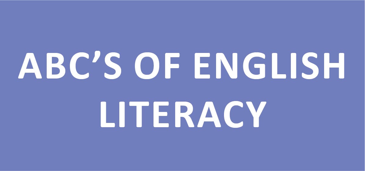 Learn English for Daily Life: ABC's of English Literacy | North ...